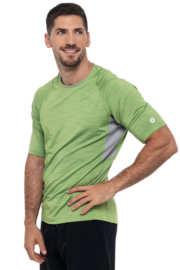 Men's Ultimate Short Sleeve Rash Guard | Soft Fern Line