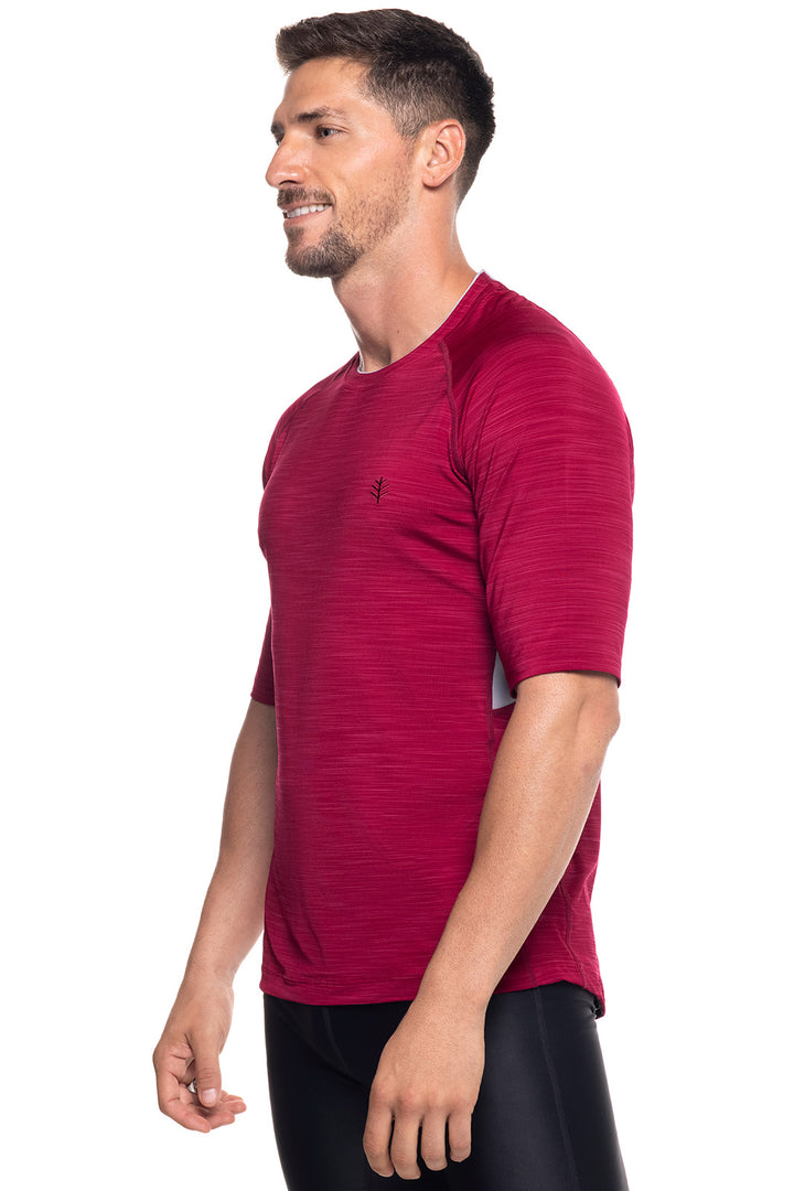 Men's Ultimate Short Sleeve Rash Guard | Grenada Red Line