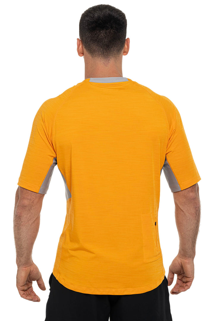 Men's Ultimate Short Sleeve Rash Guard | Apricot Crush Line