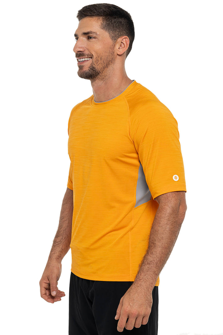 Men's Ultimate Short Sleeve Rash Guard | Apricot Crush Line