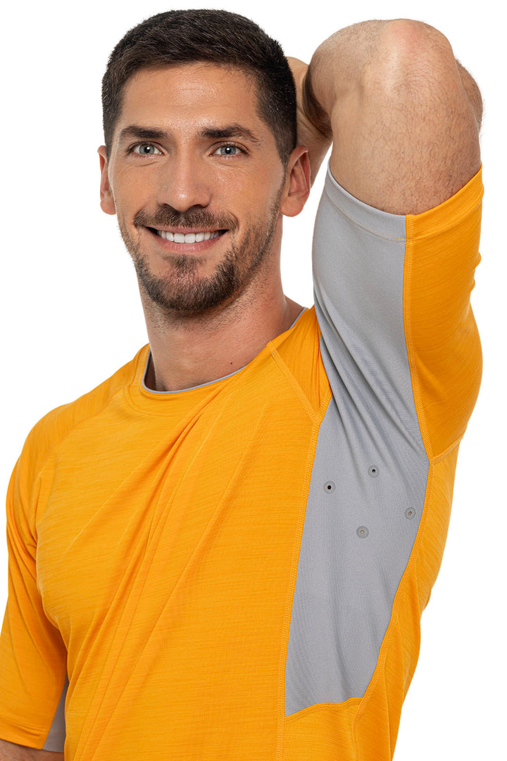 Men's Ultimate Short Sleeve Rash Guard | Apricot Crush Line