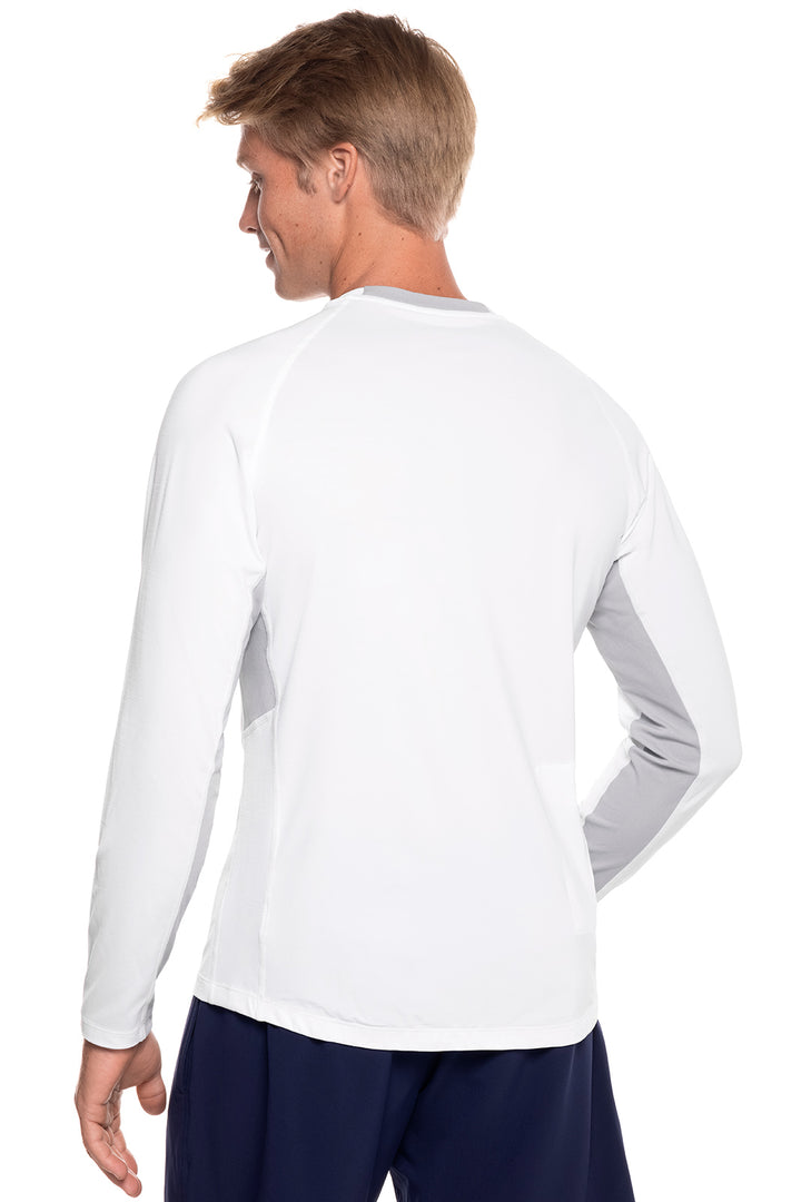 Men's Ultimate Long Sleeve Rash Guard | White