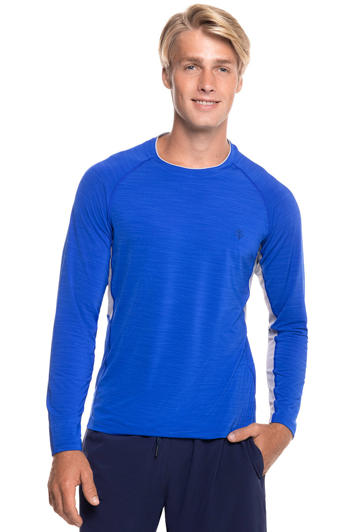 Men's Ultimate Long Sleeve Rash Guard | Cobalt Line