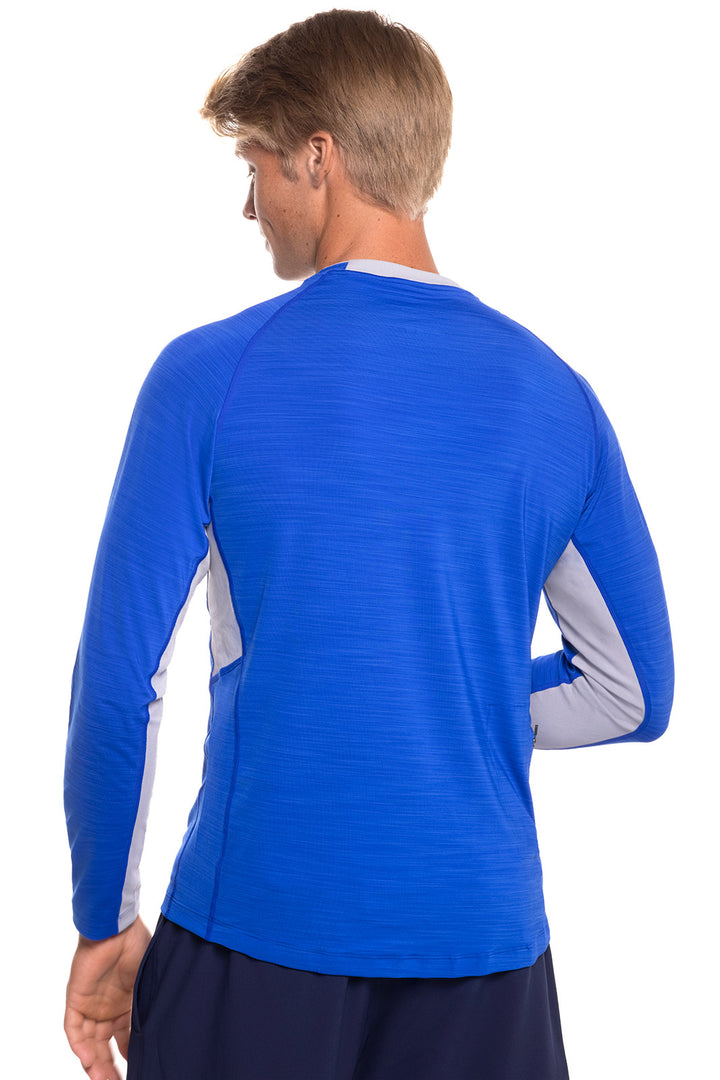 Men's Ultimate Long Sleeve Rash Guard | Cobalt Line