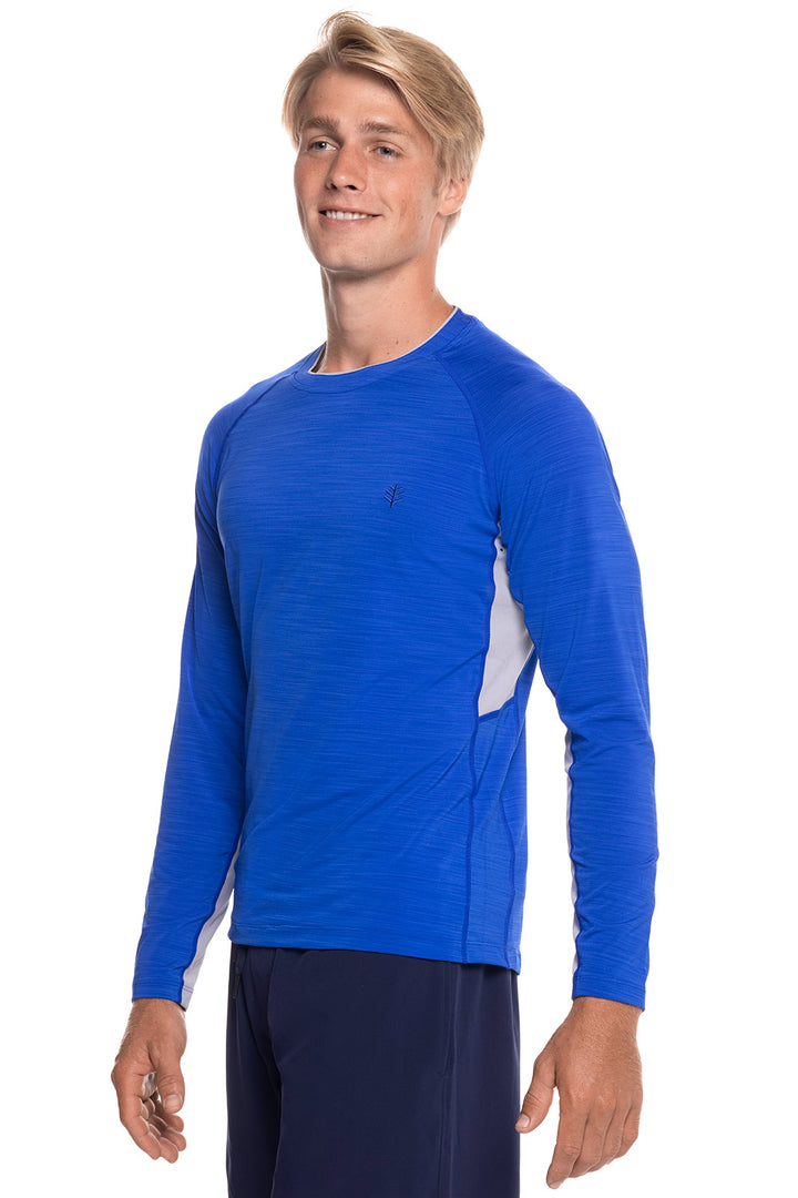 Men's Ultimate Long Sleeve Rash Guard | Cobalt Line