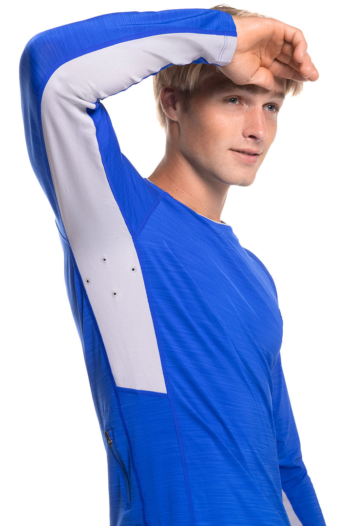 Men's Ultimate Long Sleeve Rash Guard | Cobalt Line