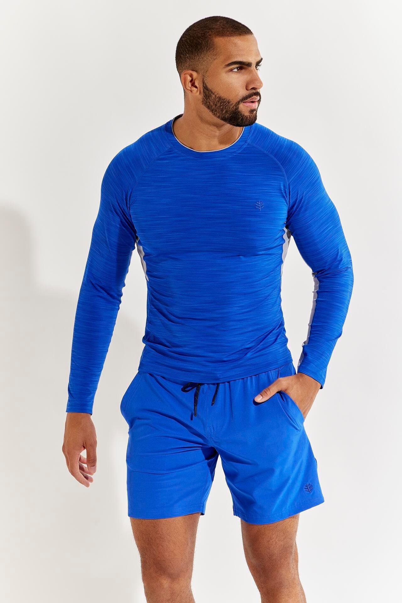 Men's Ultimate Long Sleeve Rash Guard | Cobalt Line