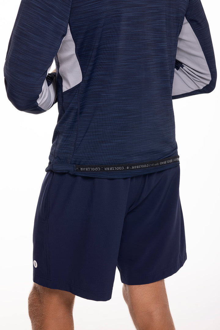 Men's Ultimate Long Sleeve Rash Guard | Navy Line