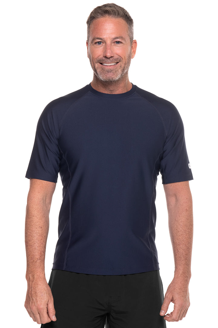 Men's Hightide Short Sleeve Swim Shirt | Navy