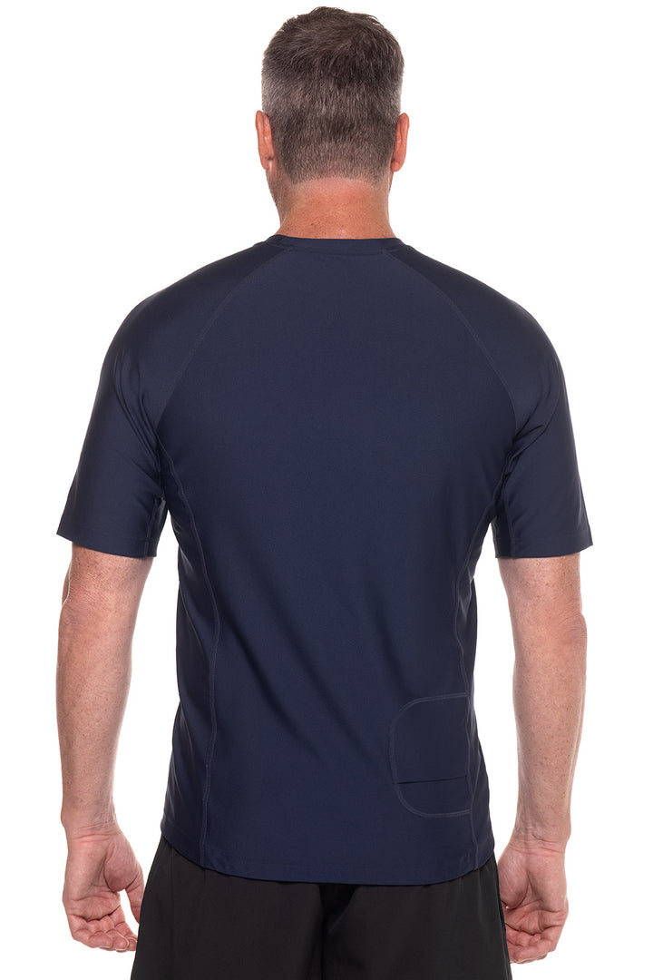 Men's Hightide Short Sleeve Swim Shirt | Navy