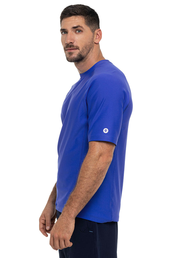 Men's Hightide Short Sleeve Swim Shirt | Baja Blue