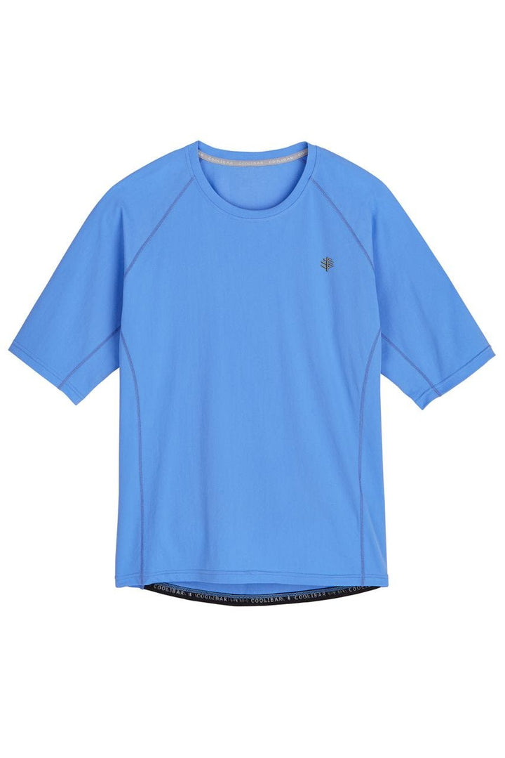 Men's Hightide Short Sleeve Swim Shirt | Surf Blue