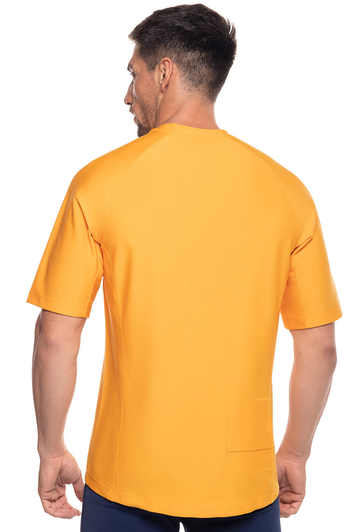 Men's Hightide Short Sleeve Swim Shirt | Apricot Crush