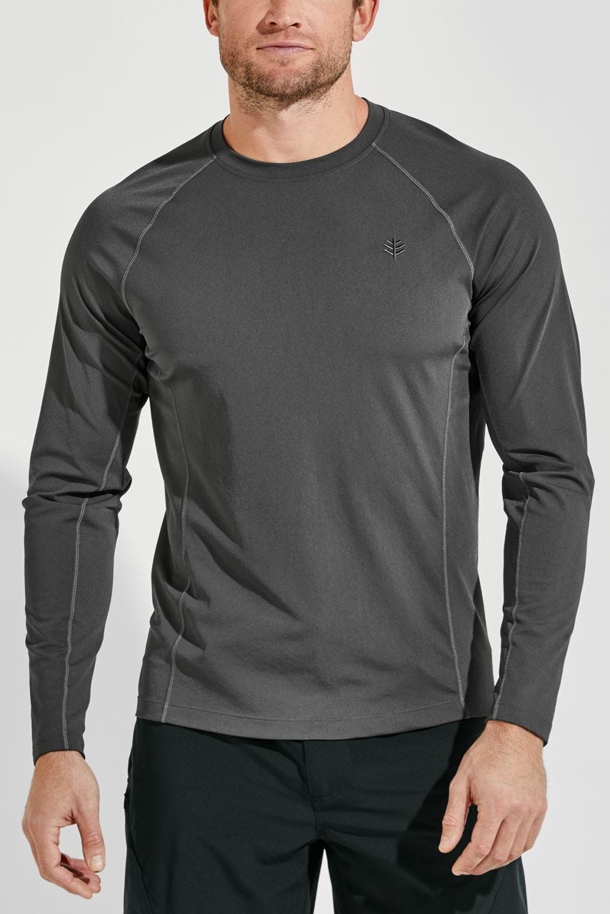 Men's Hightide Long Sleeve Swim Shirt | Charcoal