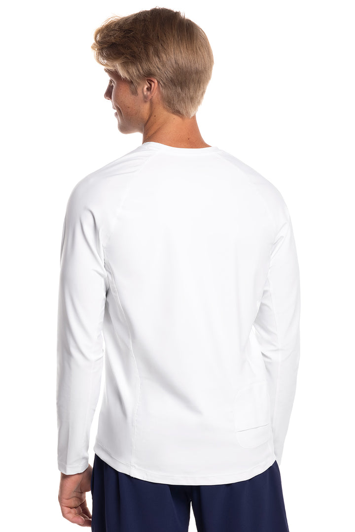 Men's Hightide Long Sleeve Swim Shirt | White