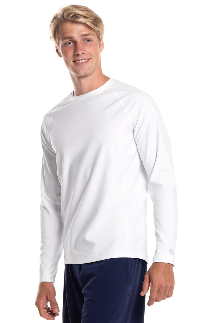 Men's Hightide Long Sleeve Swim Shirt | White