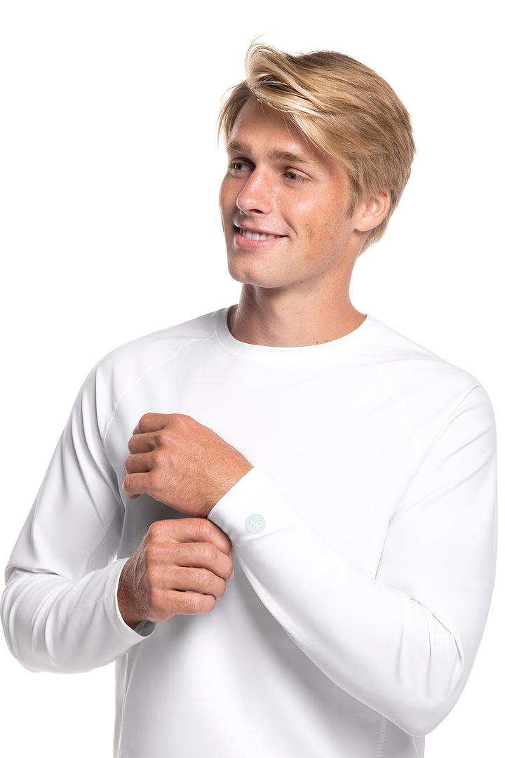 Men's Hightide Long Sleeve Swim Shirt | White