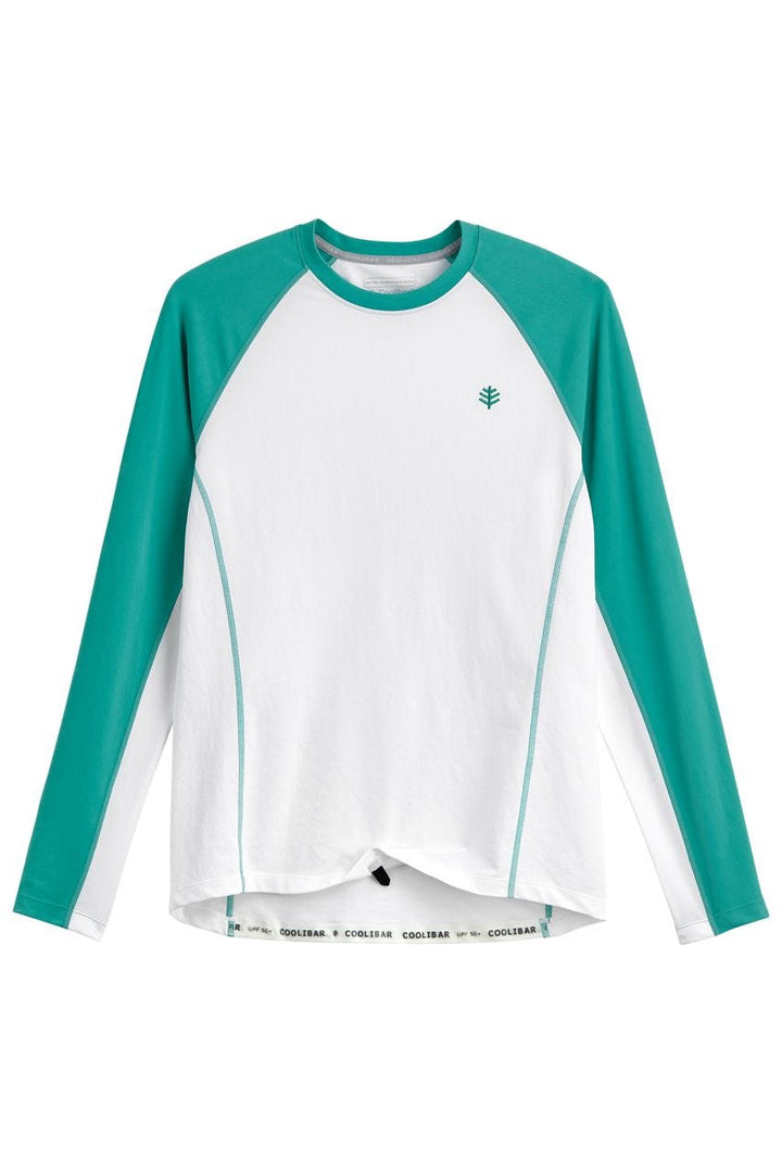 Men's Hightide Long Sleeve Swim Shirt | Cool Seafoam Colorblock