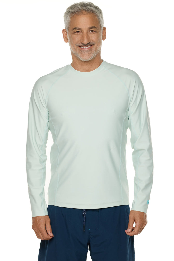 Men's Hightide Long Sleeve Swim Shirt | Misty Aqua