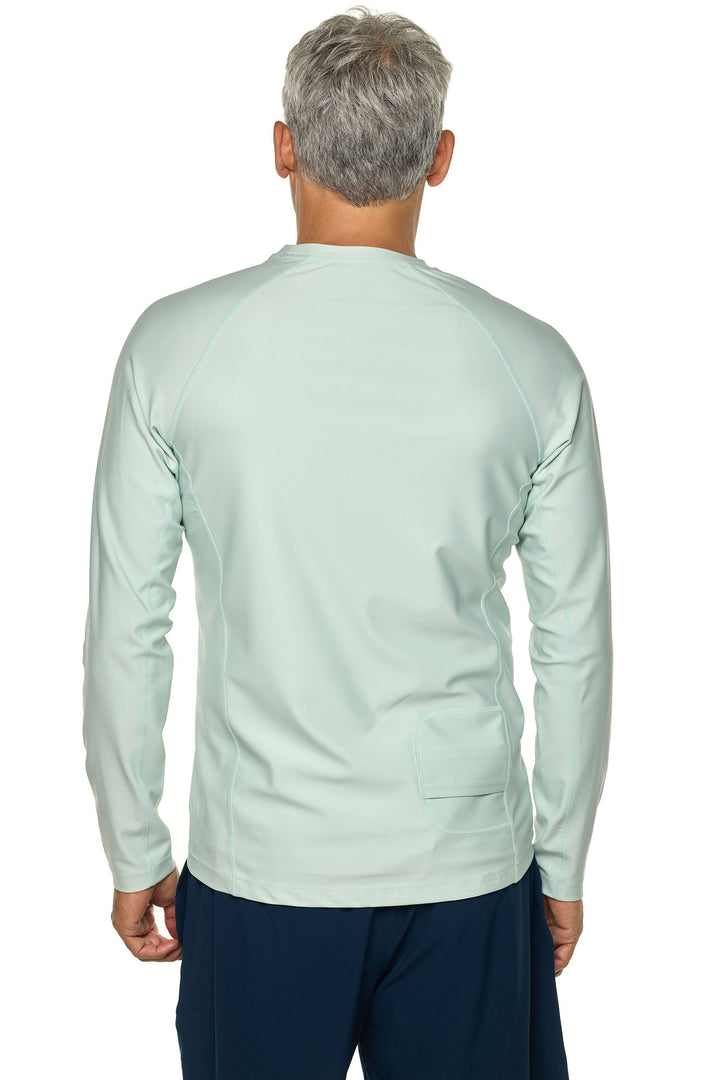 Men's Hightide Long Sleeve Swim Shirt | Misty Aqua