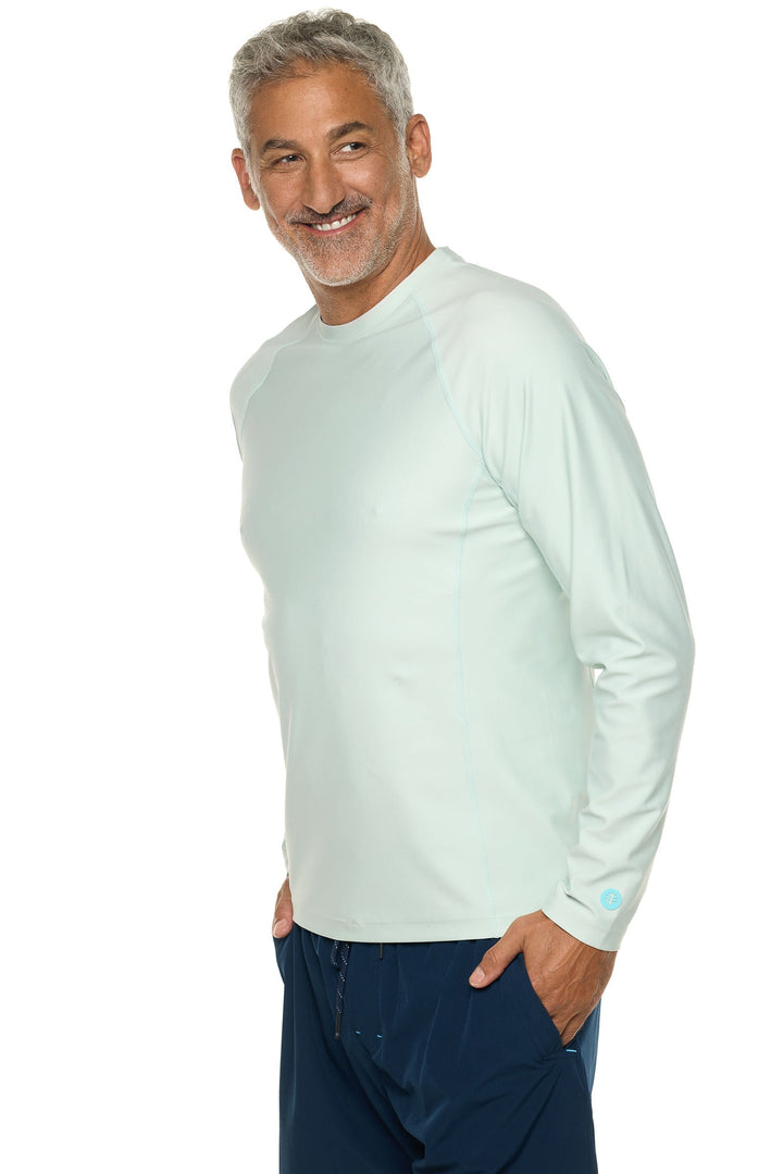 Men's Hightide Long Sleeve Swim Shirt | Misty Aqua