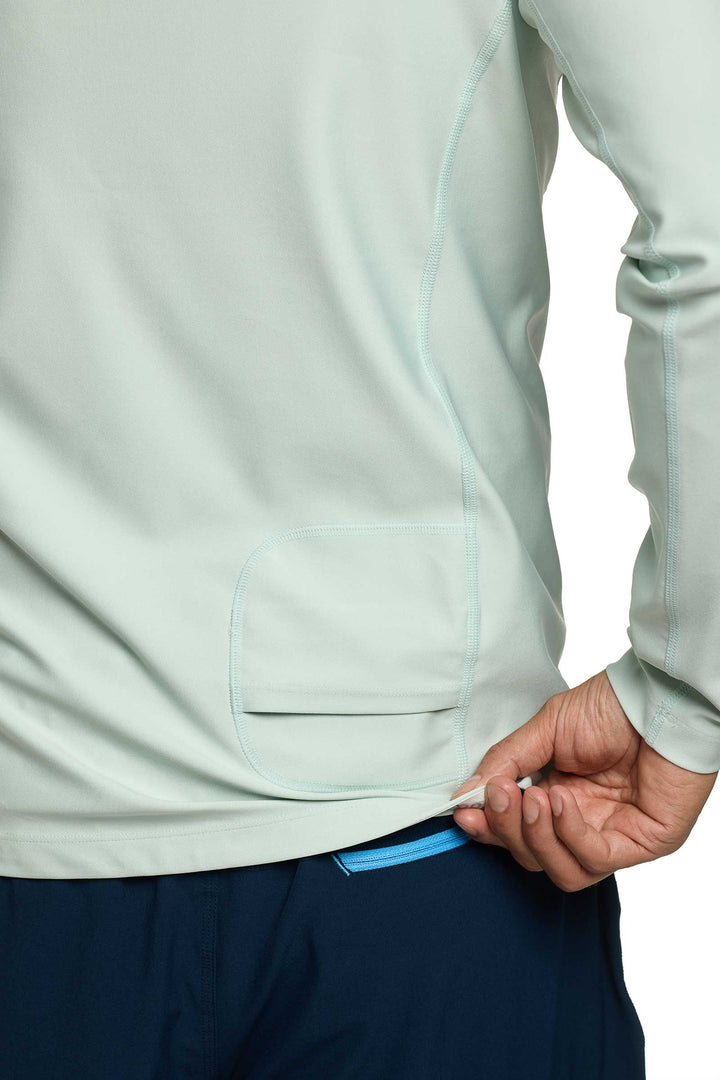 Men's Hightide Long Sleeve Swim Shirt | Misty Aqua