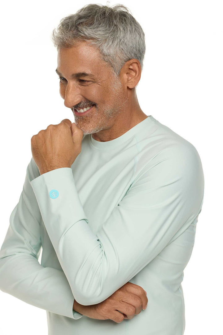 Men's Hightide Long Sleeve Swim Shirt | Misty Aqua