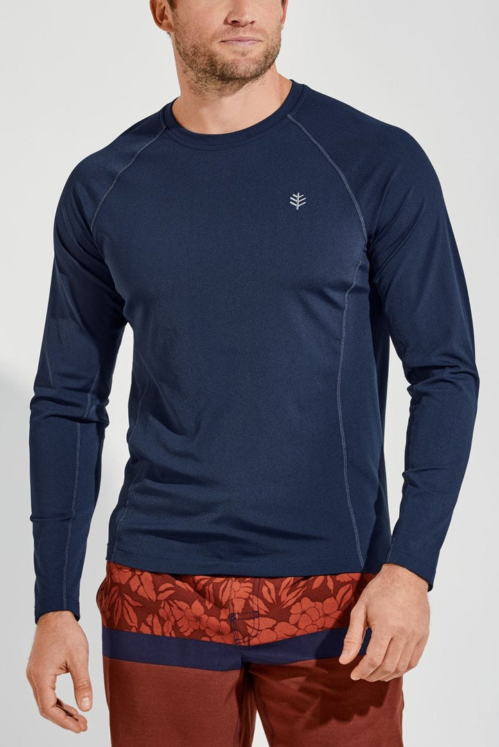 Men's Hightide Long Sleeve Swim Shirt | Navy