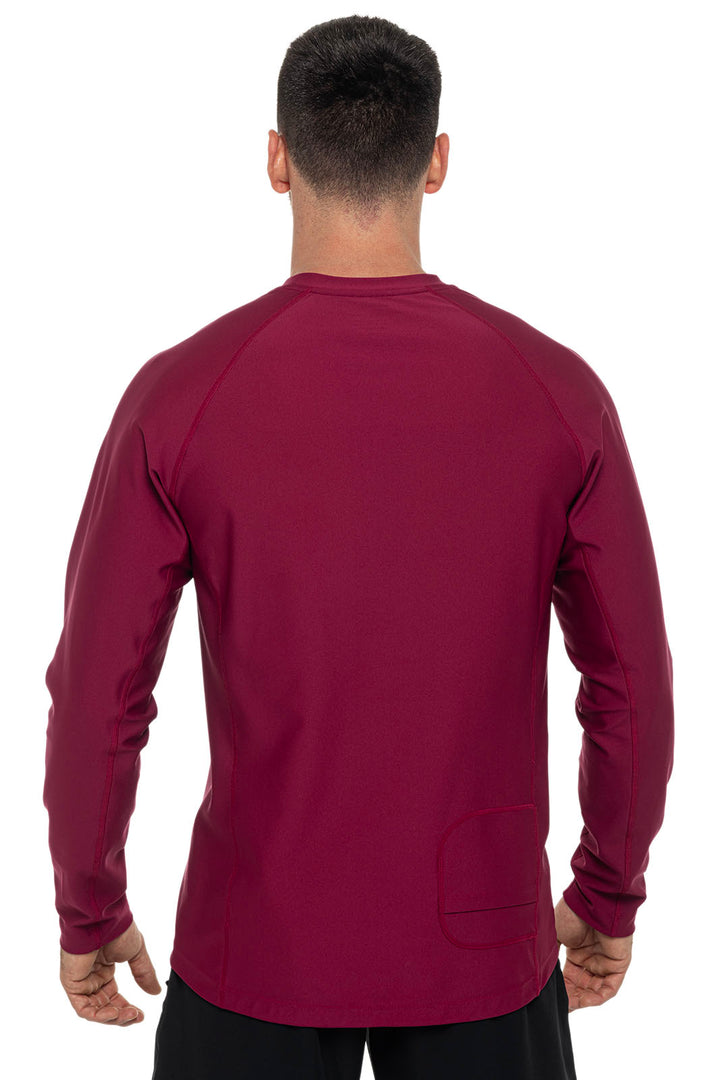 Men's Hightide Long Sleeve Swim Shirt | Red Crush