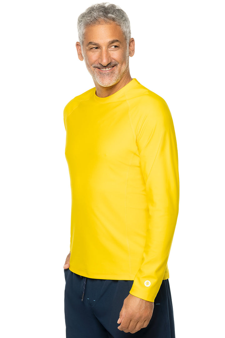 Men's Hightide Long Sleeve Swim Shirt | Bold Yellow