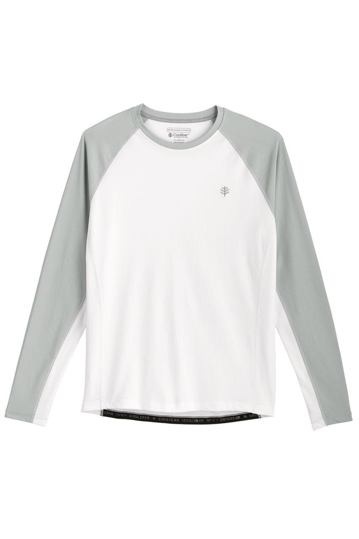 Men's Hightide Long Sleeve Swim Shirt | Mercury/White Colorblock