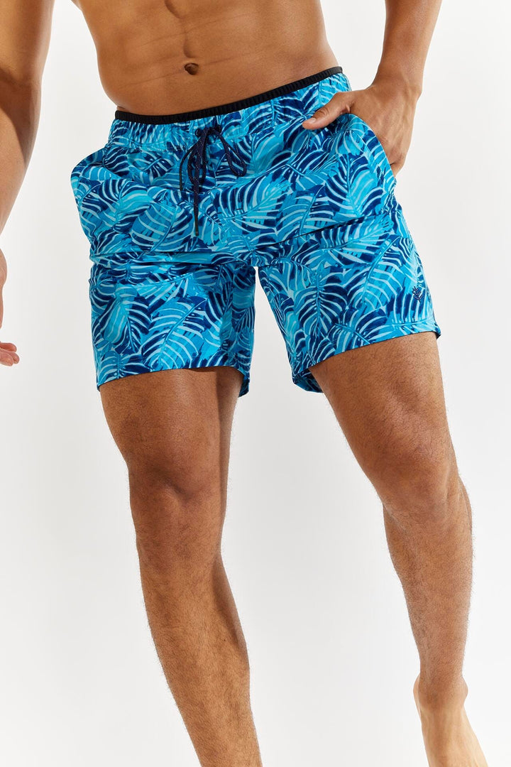 Men's Kahuna Swimming Shorts | Antigua Blue Oahu Palm