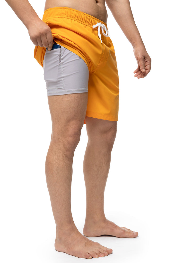 Men's Kahuna Swimming Shorts | Apricot Crush