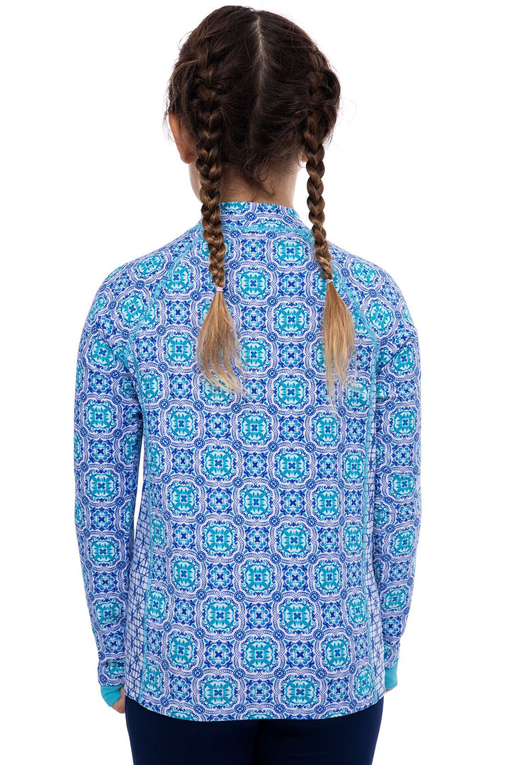 Kid's Wavechaser Zippy Rash Guard | Sailor Myko Medallion