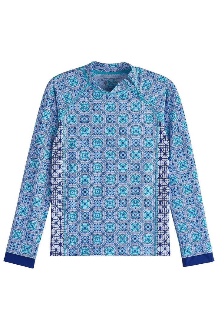 Kid's Wavechaser Zippy Rash Guard | Sailor Myko Medallion