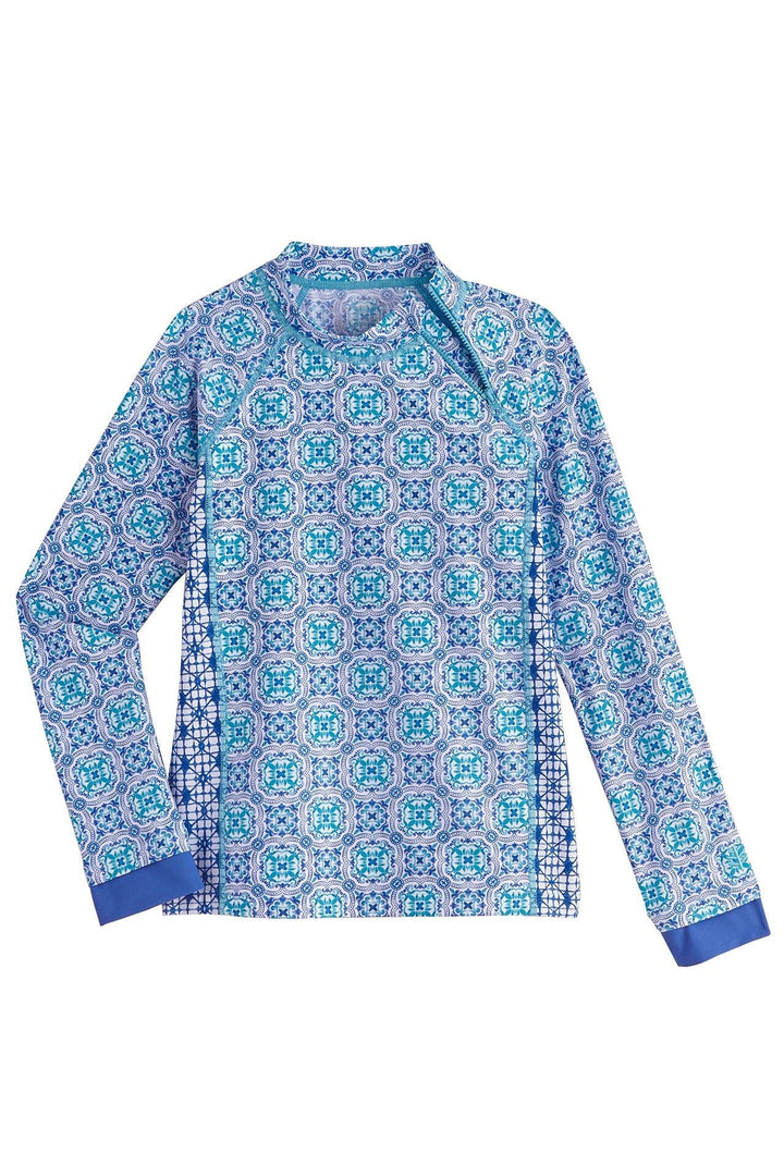 Kid's Wavechaser Zippy Rash Guard | Sailor Myko Medallion