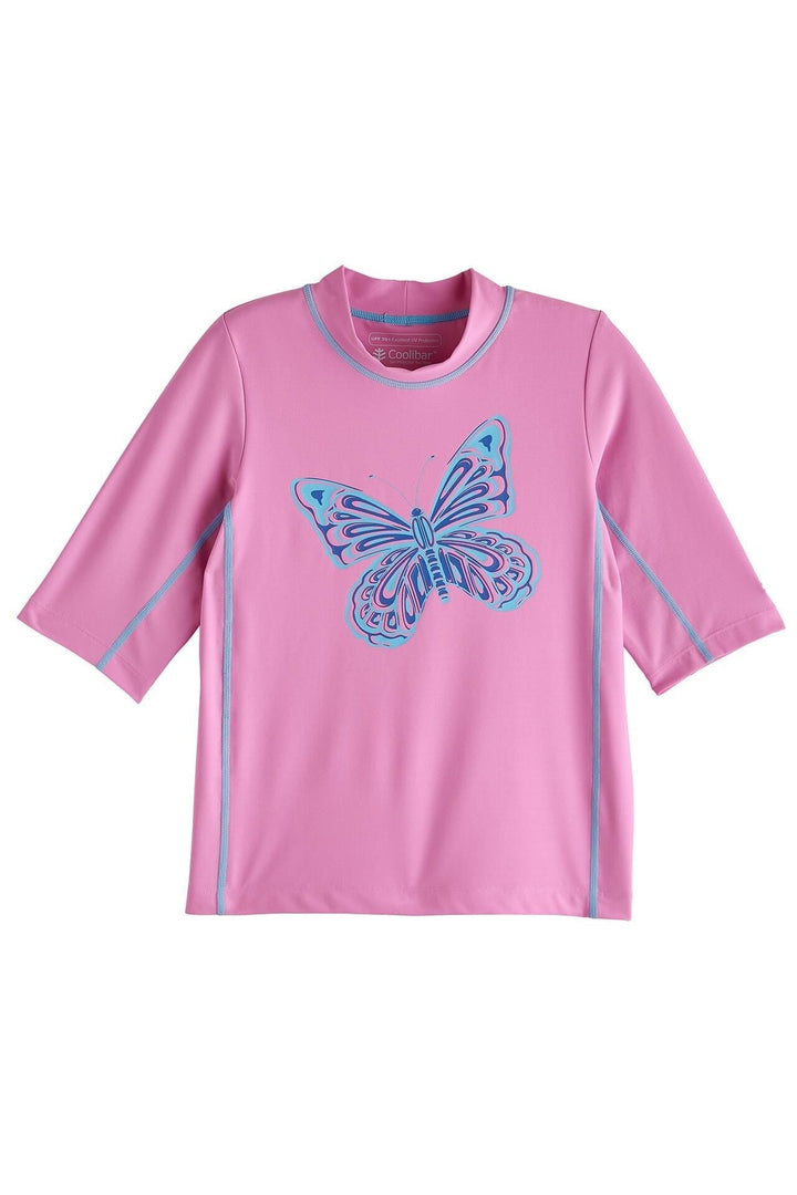 Kid's Sandshark Short Sleeve Surf Shirt | Tropical Orchid