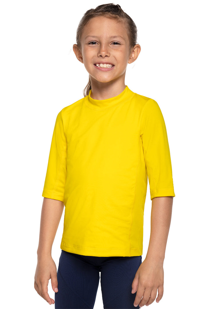 Kid's Sandshark Short Sleeve Surf Shirt | Bold Yellow