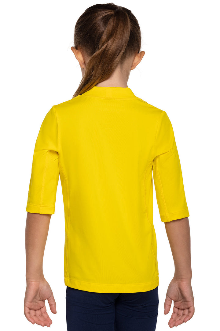 Kid's Sandshark Short Sleeve Surf Shirt | Bold Yellow