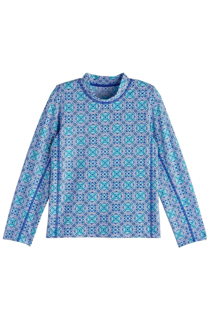 Kid's Sandshark Long Sleeve Surf Shirt | Sailor Myko Medallion