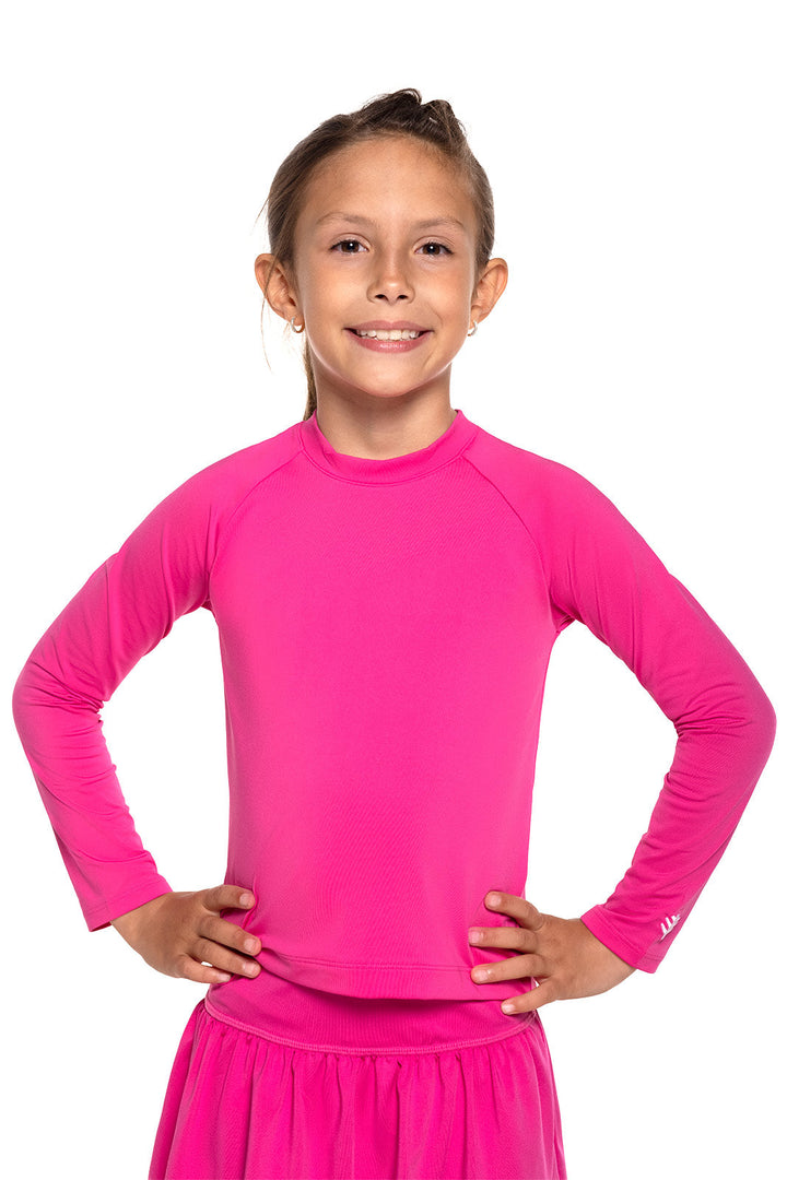 Kid's Sandshark Long Sleeve Surf Shirt | Magnolia Pink