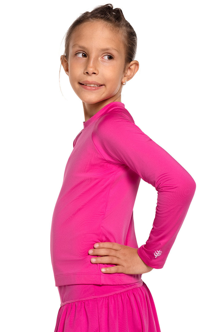 Kid's Sandshark Long Sleeve Surf Shirt | Magnolia Pink