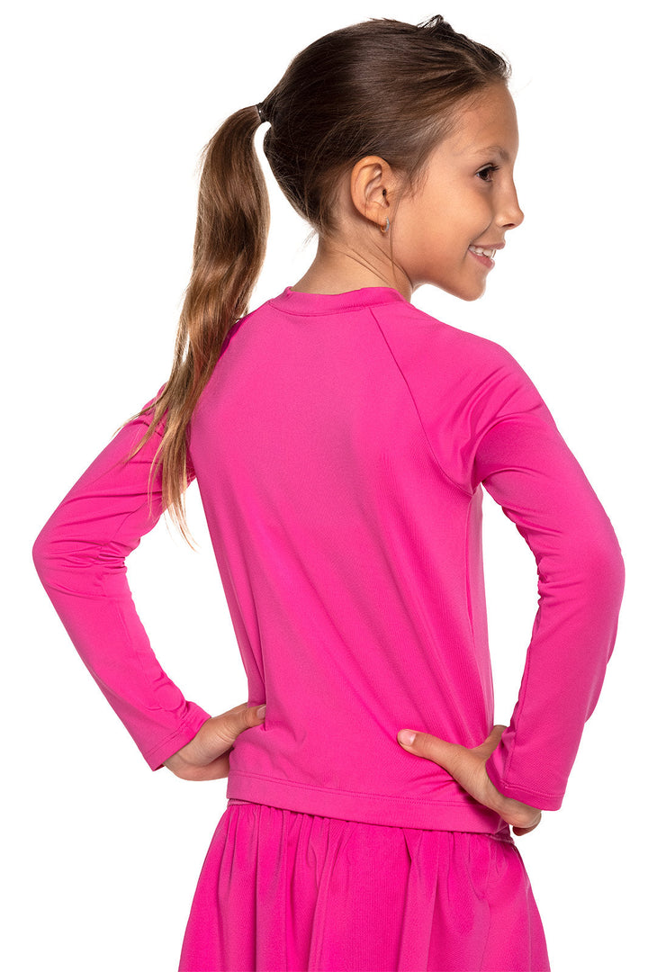 Kid's Sandshark Long Sleeve Surf Shirt | Magnolia Pink