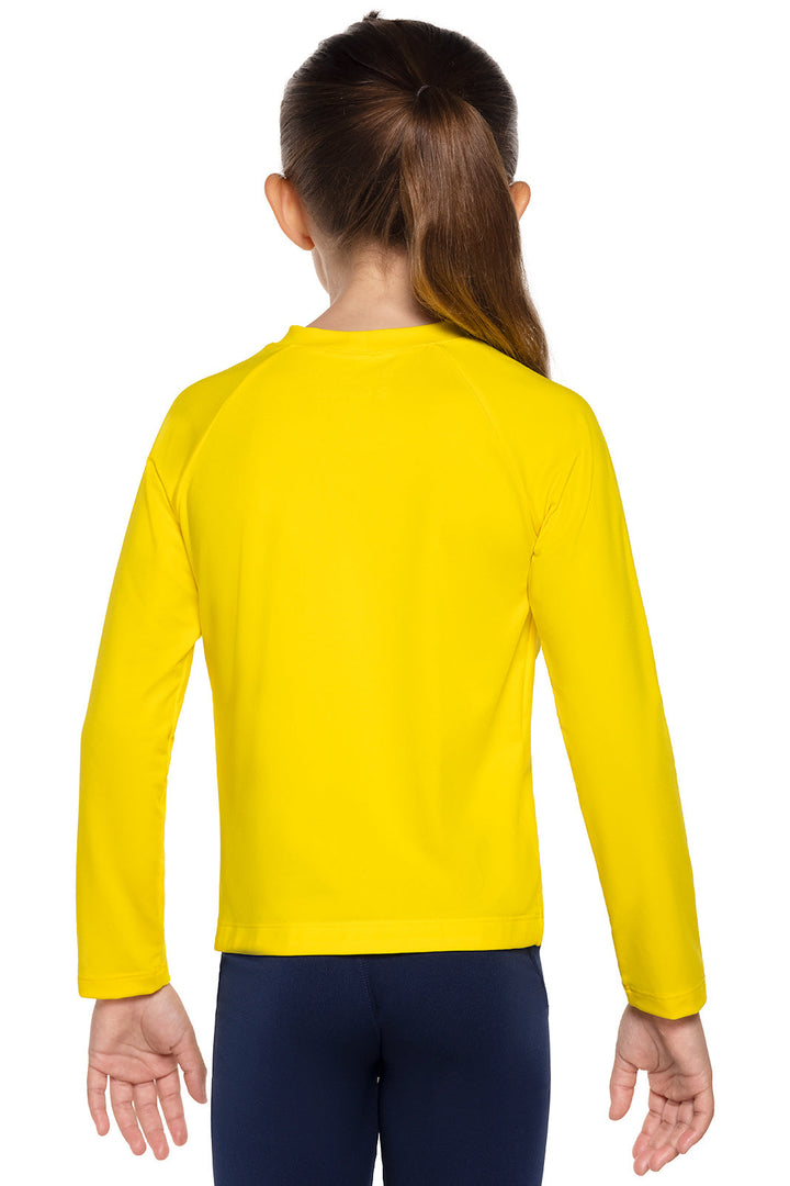 Kid's Sandshark Long Sleeve Surf Shirt | Bold Yellow