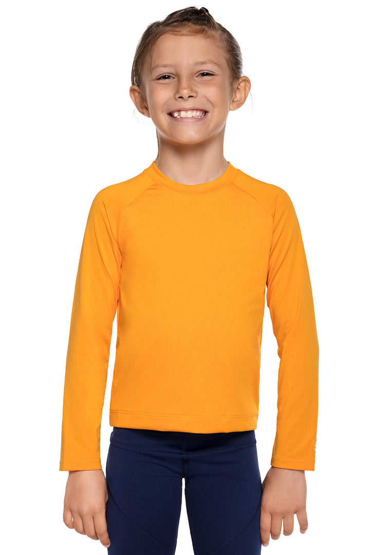 Kid's Sandshark Long Sleeve Surf Shirt | Apricot Crush