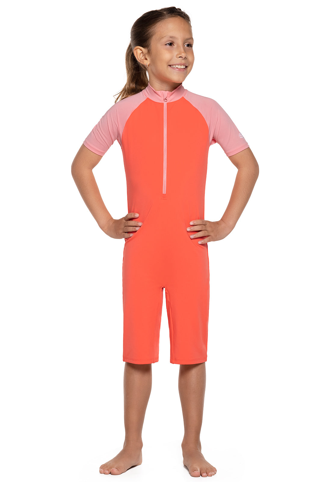 Kid's Barracuda Neck-to-Knee Swimsuit UPF 50+ - Coolibar