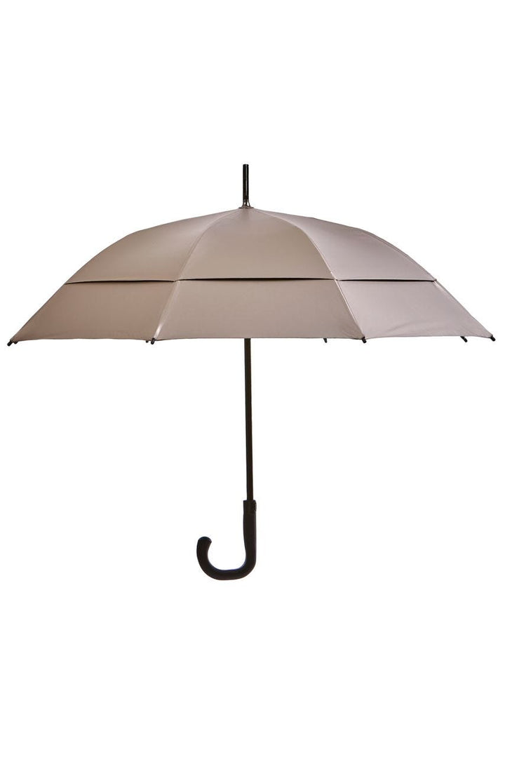 48 Inch Calotta Fashion Umbrella | Gold/Aqua Metallic