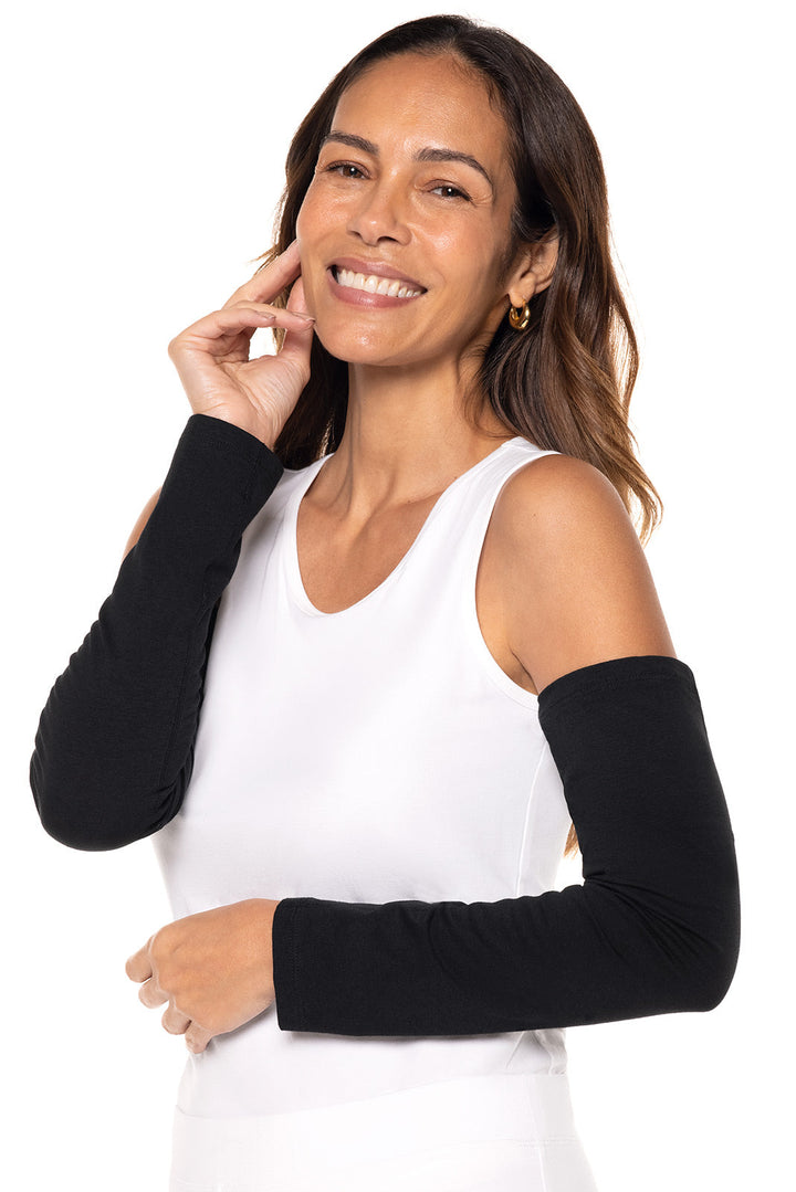 Women's Navagio Sun Sleeves | Black