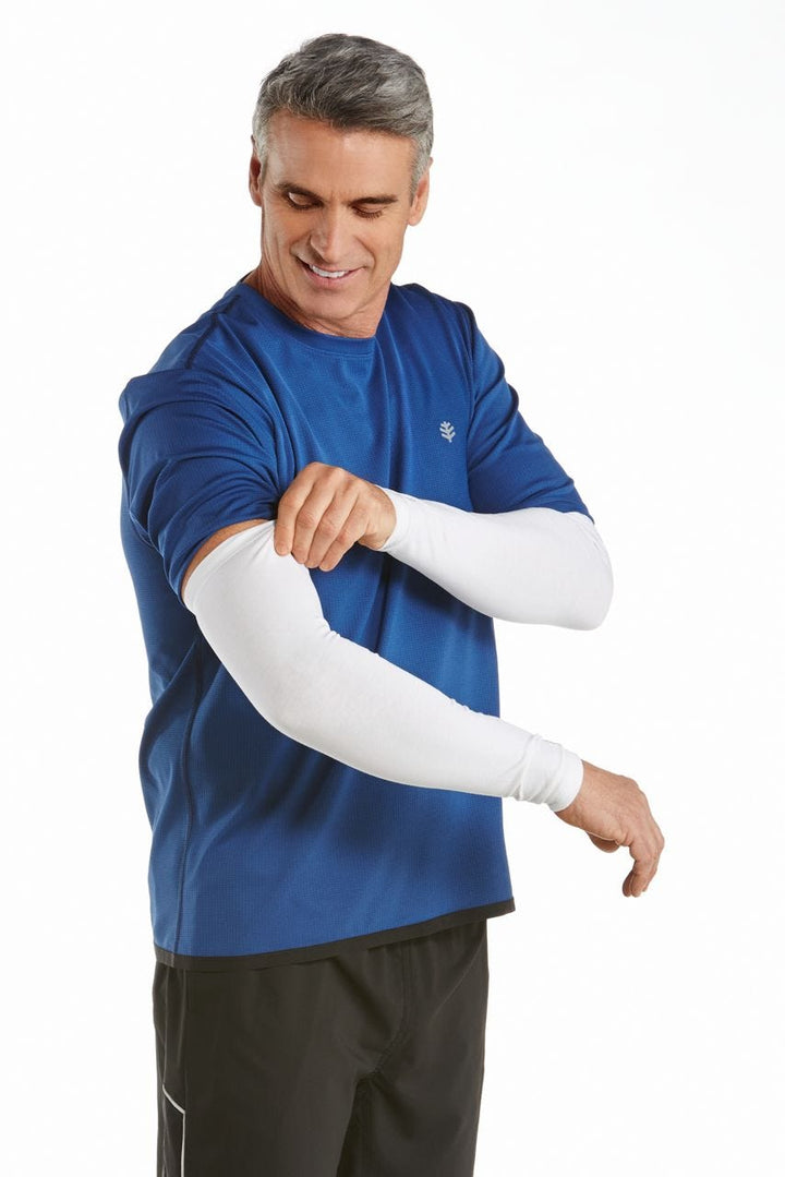 Men's Navagio Sun Sleeves | White