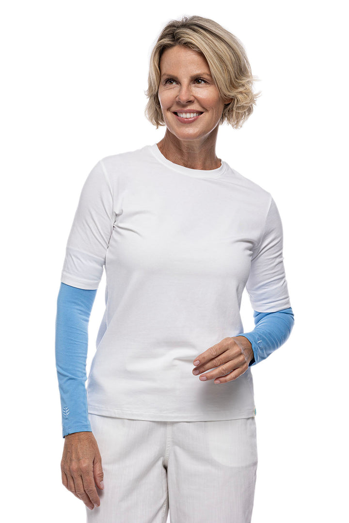 Women's Navagio Sun Sleeves | Clear Sky Blue